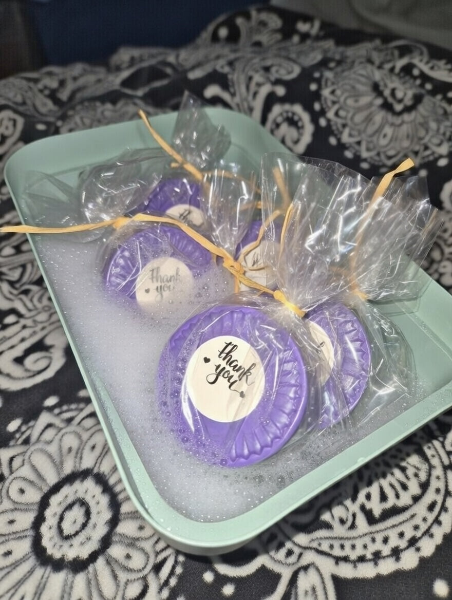 Homemade Lavender Oatmeal Bar Soap