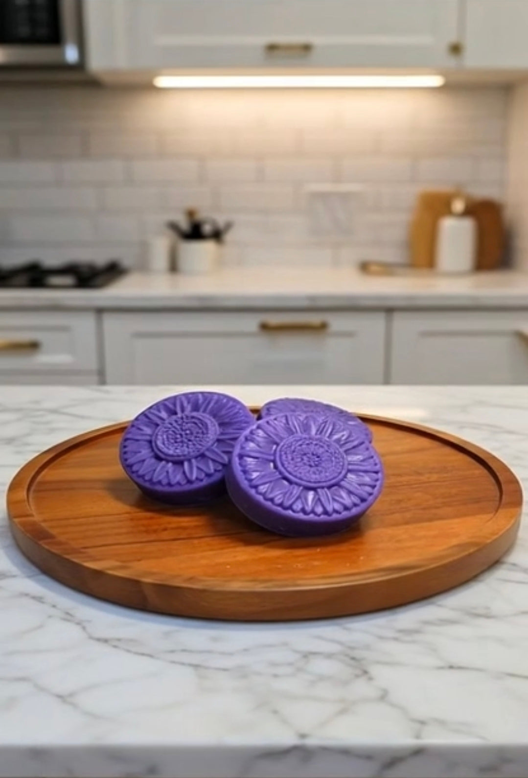 Homemade Lavender Oatmeal Bar Soap