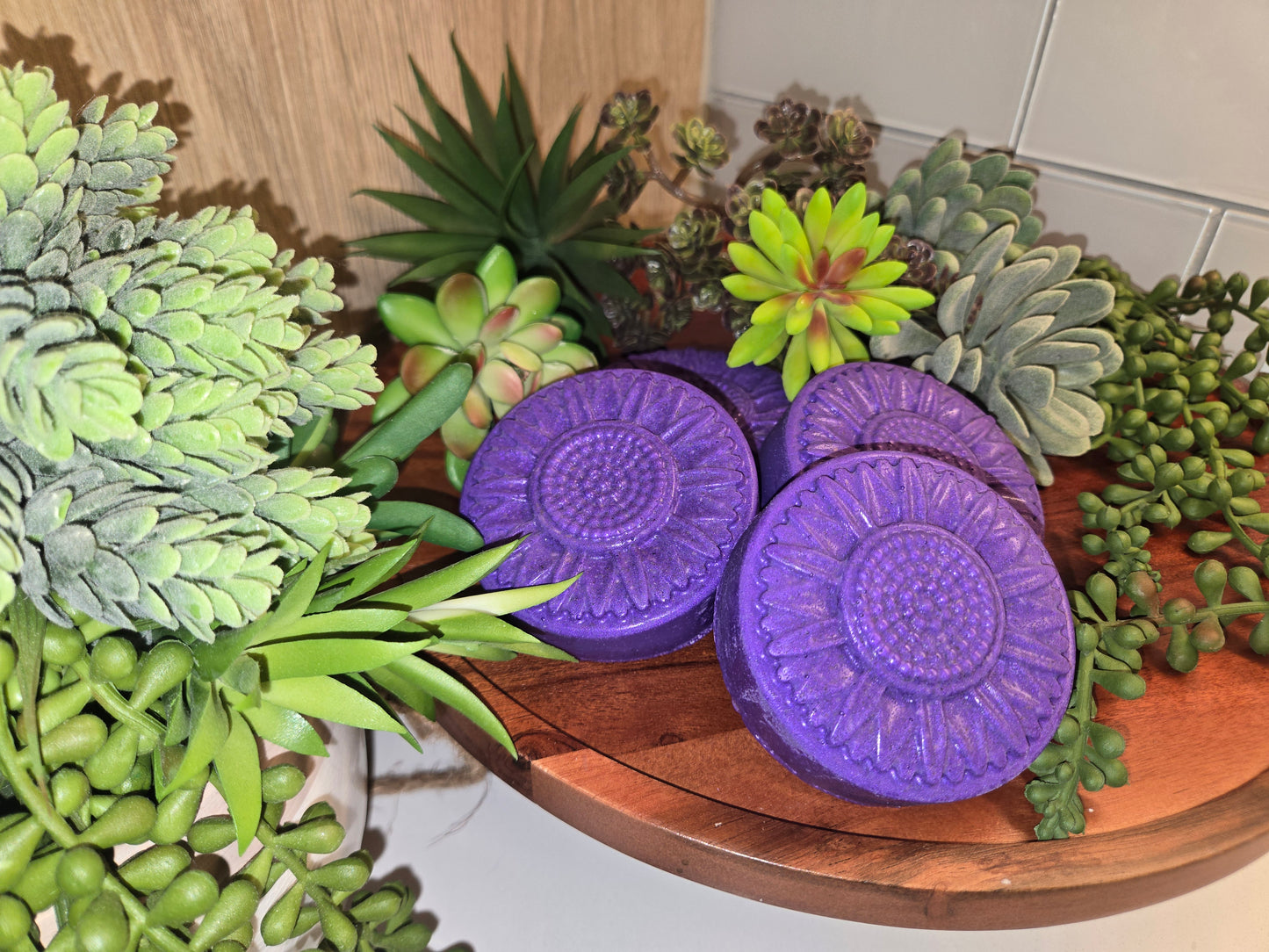 Homemade Lavender Oatmeal Bar Soap